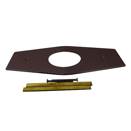 Westbrass Remodel Cover Plate for Mixet Bathtub and Shower Valves, Oil Rubbed Bronze D503-12